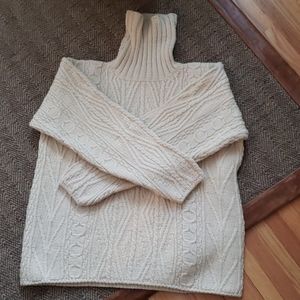 Cream fisherman's sweater